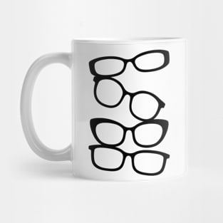 Stack of Eyeglasses Mug